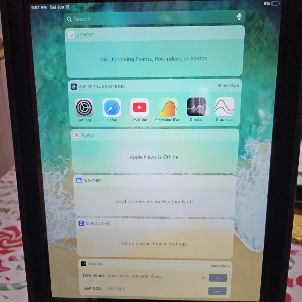 Black OtterBox iPad Tablet in Csse